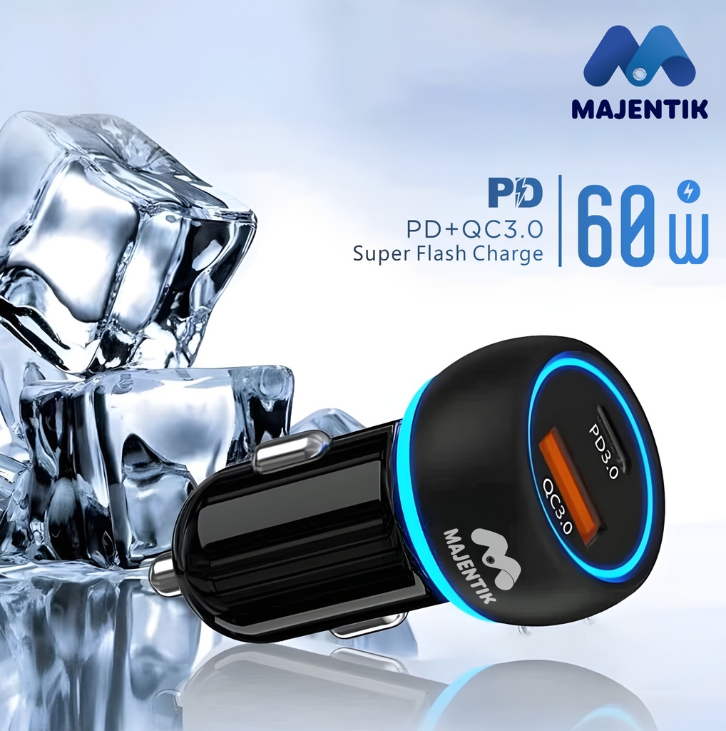 Head Car Charger Majentik M-CC01
